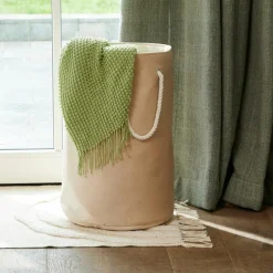 SUNSET Panier à Linge Beige^CASA Hot