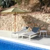 SYDNEY Chaise Longue Set De 2 Blanc^CASA Best