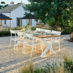 TEAK LUXE Chaise Longue Naturel^CASA Best