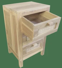 TECK Armoire à 3 Tiroirs Naturel^CASA Outlet