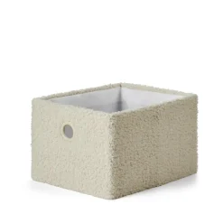 TEDDY Panier Pliable Blanc Cassé^CASA Best