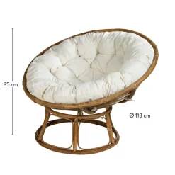 TEKKA Tabouret Naturel^CASA New