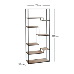 TRAPP Étagère Murale Brun^CASA