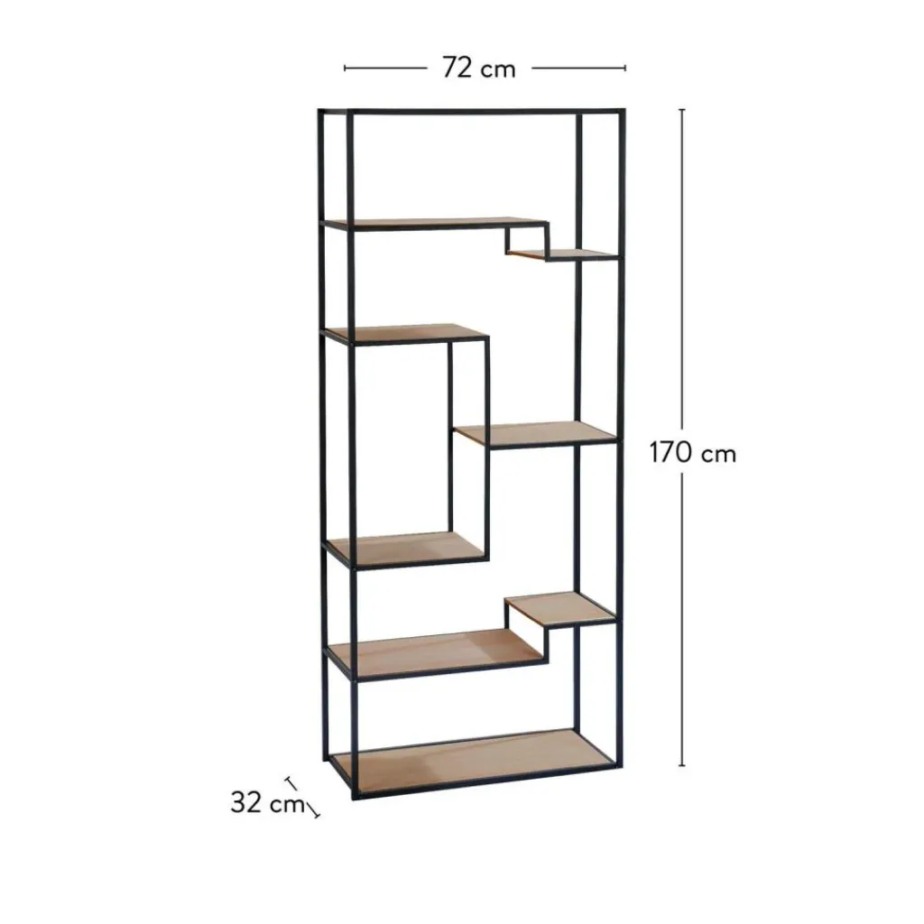 TRAPP Étagère Murale Brun^CASA