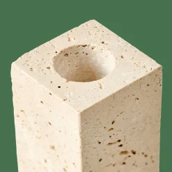 TRAVERTIN Bougeoir Naturel^CASA Best