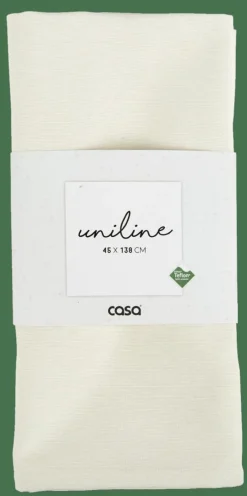 UNILINE Chemin De Table Blanc Cassé^CASA Discount