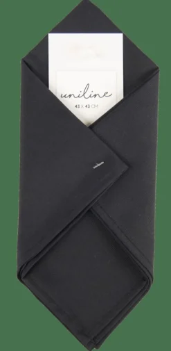 UNILINE Serviette Noir^CASA Online