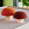 VELVET Champignon Naturel, Bordeaux, Multicolore^CASA Sale