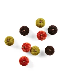 VELVET Citrouille Déco Set De 3 Multicolore^CASA Clearance