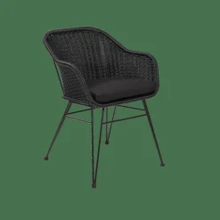 VIENNA Chaise Coque Salle à Manger Noir^CASA Discount