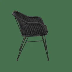 VIENNA Chaise Coque Salle à Manger Noir^CASA Discount