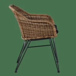 VIENNA Chaise De Salle à Manger Noir, Naturel^CASA Online