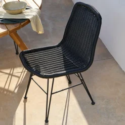 VIENNA Chaise De Salle à Manger Noir^CASA Outlet