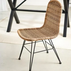 VIENNA Chaise Noir, Naturel^CASA Hot