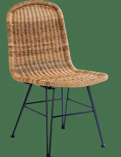 VIENNA Chaise Noir, Naturel^CASA Hot