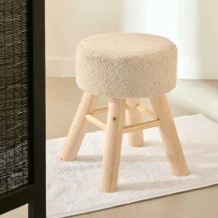 VINCE Tabouret Blanc^CASA