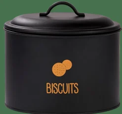 VIRA Boîte Pour Biscuits Noir^CASA Discount