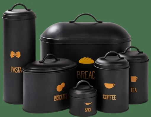 VIRA Boîte Pour épices Noir^CASA New