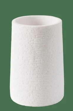 WHITE ELEGANCE Porte Brosse à Dents Blanc^CASA Hot