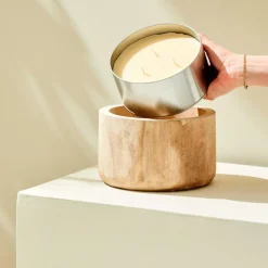 WOOD Recharge Bougie De Jardin^CASA