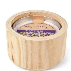 WOOD Recharge Bougie De Jardin Mauve^CASA Online