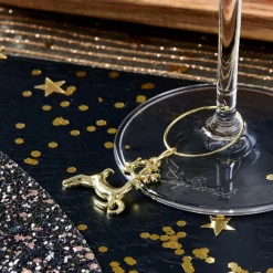 X-MAS GLAM Marque Verre Set De 6 Doré^CASA Clearance