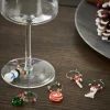 X-MAS Marque Verre Set De 6 Multicolore^CASA Hot