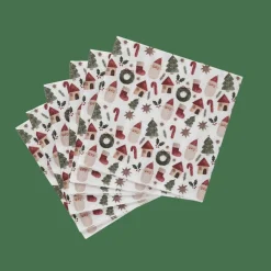 X-MAS VIBE Set De 20 Serviettes Multicolore^CASA New