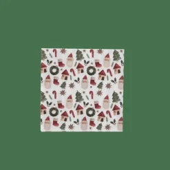 X-MAS VIBE Set De 20 Serviettes Multicolore^CASA New