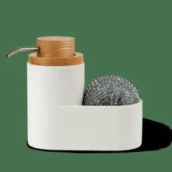 YOKO Distributeur De Savon Avec éponge Blanc^CASA