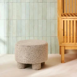 ZENO Pouf Gris^CASA Best